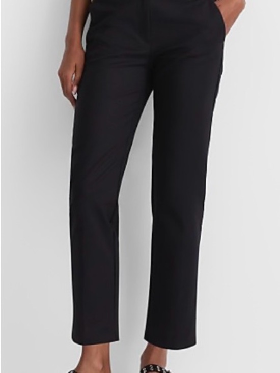 LOFT Pants - LOFT Black Cropped Riviera Slim Ankle Pants